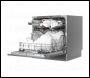 Sealey DH87 Baridi Tabletop Dishwasher 8 Place Settings 8L Capacity - Silver