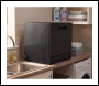 Sealey DH88 Baridi Tabletop Dishwasher 8 Place Settings 8L Capacity - Black