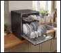 Sealey DH88 Baridi Tabletop Dishwasher 8 Place Settings 8L Capacity - Black