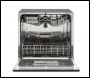 Sealey DH88 Baridi Tabletop Dishwasher 8 Place Settings 8L Capacity - Black
