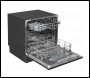 Sealey DH88 Baridi Tabletop Dishwasher 8 Place Settings 8L Capacity - Black