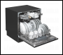 Sealey DH88 Baridi Tabletop Dishwasher 8 Place Settings 8L Capacity - Black