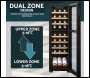 Sealey DH90 Baridi 27 Bottle Dual Zone Wine Fridge & Cooler
