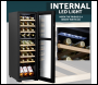 Sealey DH90 Baridi 27 Bottle Dual Zone Wine Fridge & Cooler