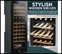 Sealey DH92 Baridi 44 Bottle Dual Zone Wine Fridge & Cooler
