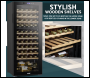 Sealey DH93 Baridi 55 Bottle Dual Zone Wine Fridge & Cooler