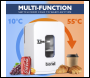 Sealey DH94 Baridi Mini Fridge/Warmer 15L Capacity 12V/230V - White