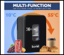 Sealey DH95 Baridi Mini Fridge/Warmer 15L Capacity 12V/230V - Black