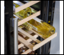 Sealey DH96 Baridi 40 Bottle/120 Can Under-Counter/Freestanding Dual Zone Wine Fridge & Cooler 60cm