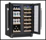 Sealey DH96 Baridi 40 Bottle/120 Can Under-Counter/Freestanding Dual Zone Wine Fridge & Cooler 60cm