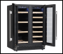 Sealey DH96 Baridi 40 Bottle/120 Can Under-Counter/Freestanding Dual Zone Wine Fridge & Cooler 60cm