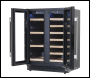 Sealey DH96 Baridi 40 Bottle/120 Can Under-Counter/Freestanding Dual Zone Wine Fridge & Cooler 60cm