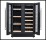 Sealey DH96 Baridi 40 Bottle/120 Can Under-Counter/Freestanding Dual Zone Wine Fridge & Cooler 60cm