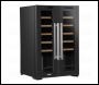 Sealey DH97 Baridi 24 Bottle Dual Zone Wine Fridge & Cooler