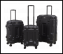 Sealey DL10 Dellonda Lightweight ABS Luggage Set 3pc - Black