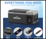 Sealey DL12 Dellonda Portable Fridge Freezer/Cool Box with LED Display 15L