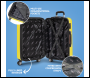Sealey DL124 Dellonda Lightweight ABS Luggage Set with TSA Lock - Yellow
