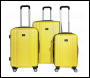 Sealey DL124 Dellonda Lightweight ABS Luggage Set with TSA Lock - Yellow