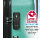 Sealey DL126 Dellonda Lightweight ABS Luggage Set with TSA Lock - Teal