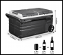 Sealey DL127 Dellonda Portable Fridge Freezer/Cool Box with LED Display 75L