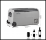 Sealey DL13 Dellonda Portable Fridge Freezer/Cool Box with LED Display 36L