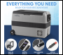 Sealey DL14 Dellonda Portable Fridge Freezer/Cool Box with LED Display 50L