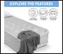 Sealey DL144 Dellonda Raised Air Bed with Removable Electric Pump & Storage Bag - Single
