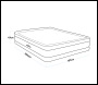 Sealey DL145 Dellonda Raised Air Bed with Removable Electric Pump & Storage Bag - Queen
