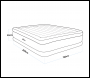 Sealey DL147 Dellonda Raised Air Bed with Built-in Electric Pump & Storage Bag - Queen