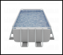 Sealey DL150 Dellonda Deluxe Steel Frame Rectangular Swimming Pool with Step Ladder & Filter Pump 21ft