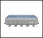 Sealey DL150 Dellonda Deluxe Steel Frame Rectangular Swimming Pool with Step Ladder & Filter Pump 21ft