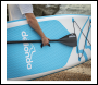 Sealey DL152 Dellonda Inflatable Stand-Up Paddle Board 10'6 inch  - Light Blue/White