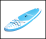 Sealey DL152 Dellonda Inflatable Stand-Up Paddle Board 10'6 inch  - Light Blue/White