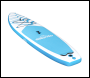 Sealey DL152 Dellonda Inflatable Stand-Up Paddle Board 10'6 inch  - Light Blue/White
