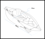 Sealey DL154 Dellonda Inflatable One-Person Kayak/Canoe Set with Pump, Carry Bag & Aluminium Oar - Blue/Green