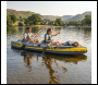 Sealey DL155 Dellonda Inflatable 2-Person Kayak/Canoe Set with Pump, Carry Bag & 2 Oars - Blue/Yellow/White