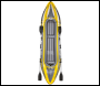 Sealey DL155 Dellonda Inflatable 2-Person Kayak/Canoe Set with Pump, Carry Bag & 2 Oars - Blue/Yellow/White