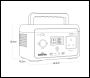 Sealey DL160 Dellonda Portable Power Station 300W