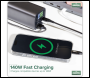 Sealey DL168 Dellonda Portable Power Bank 140W 27000mAh