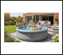 Sealey DL18 Dellonda Paddling/Swimming Pool & Pump 15ft - Gray Rattan Effect