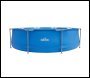Sealey DL19 Dellonda Steel Frame Round Swimming Pool & Filter Pump 10ft - Blue