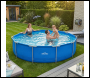 Sealey DL20 Dellonda Steel Frame Round Swimming Pool with Filter Pump 12ft - Blue