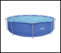 Sealey DL20 Dellonda Steel Frame Round Swimming Pool with Filter Pump 12ft - Blue