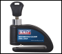 Sealey DL5052 Motorcycle Alarm Disc Lock - Pair