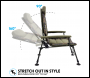 Sealey DL73 Dellonda Portable Reclining Chair with Armrests