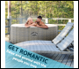 Sealey DL90 Dellonda 2-4 Person Inflatable Hot Tub/Spa with Smart Pump - Rattan Effect