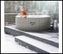 Sealey DL91 Dellonda 4-6 Person Inflatable Hot Tub/Spa with Smart Pump - Rattan Effect