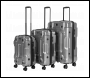 Sealey DL9 Dellonda Lightweight ABS Luggage Set 3pc - Silver