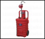 Sealey DT55RCOMBO1 Mobile Dispensing Tank 55L with Oil Rotary Pump - Red