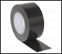 Sealey DTB75 Black Duct Tape 75mm x 50m
